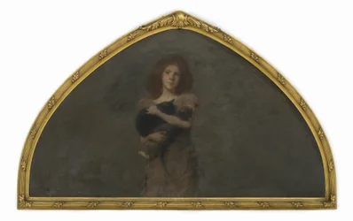アーティストの娘の初期の肖像、1893-94